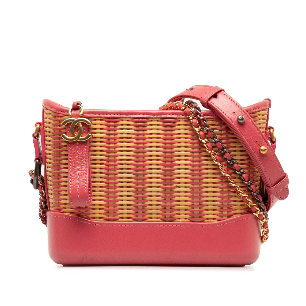 Pre-Loved Chanel Small Rattan Gabrielle Crossbody